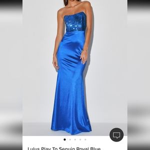 Lulu's Royal blue gown